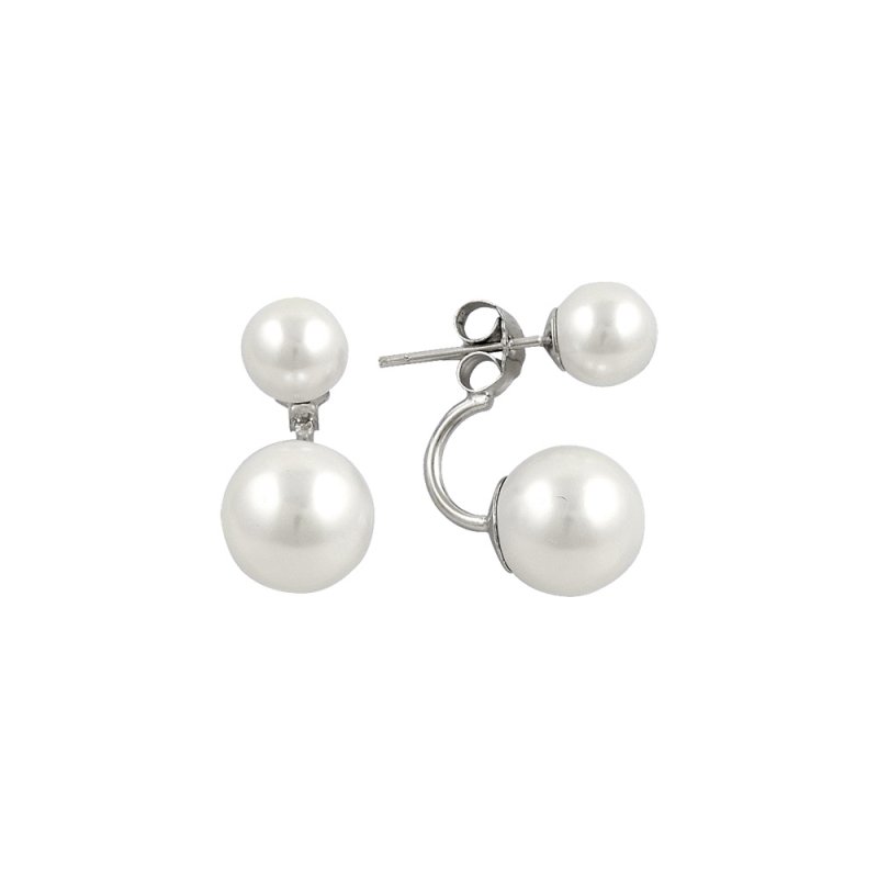 Pearl Ear Jacket Earrings - E14597