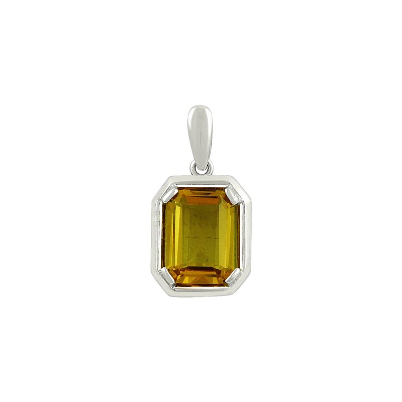 Emerald Cut Sultanite Pendant - P81786