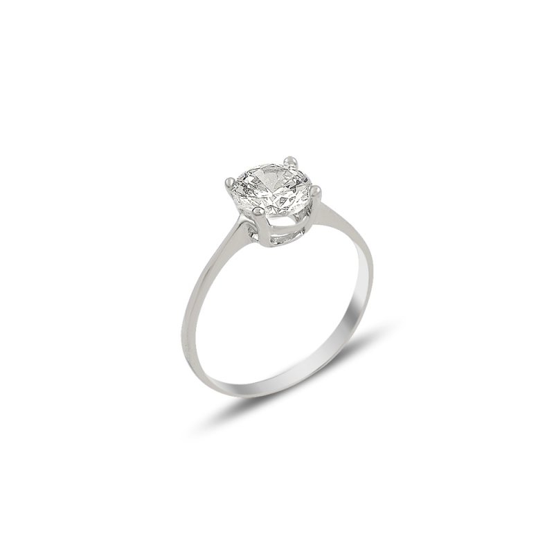 CZ Solitaire Ring - R82026