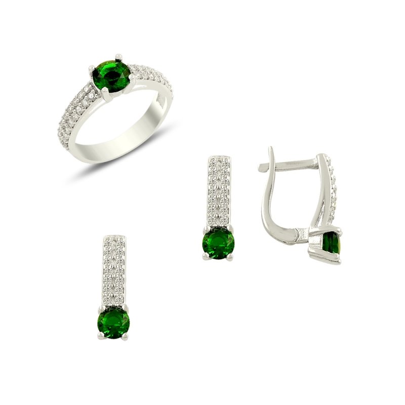Round Cut CZ Solitaire Set - S82102