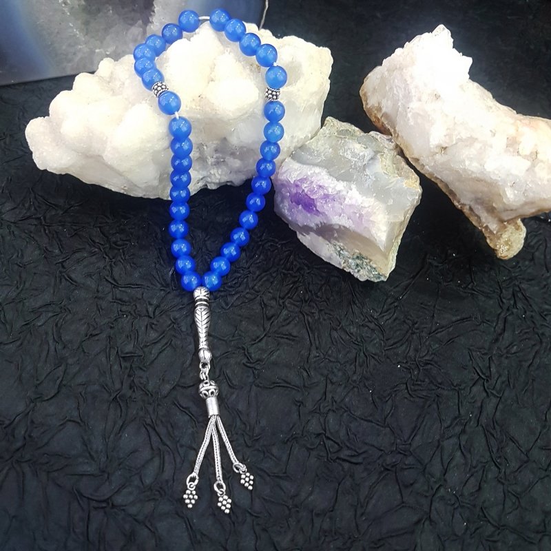 8.3mm Agate Prayer Beads  - T82611
