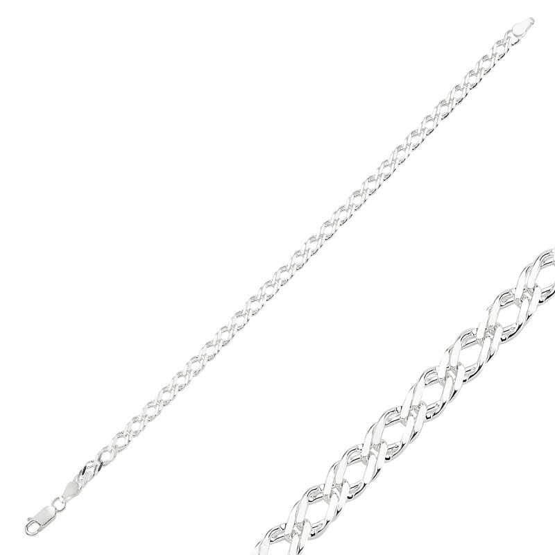 80 Micron Rombo Chain Bracelet - CH82382
