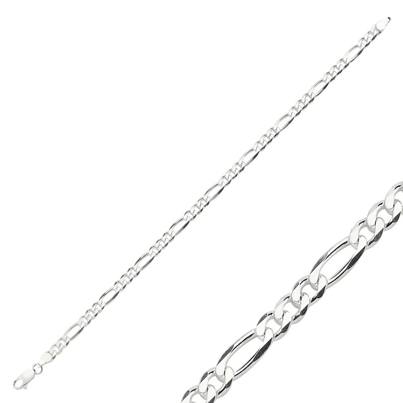 120 Micron Figaro Chain Bracelet - CH82380
