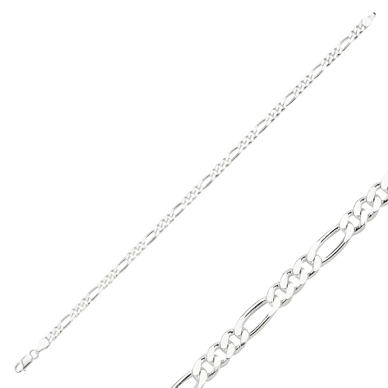 100 Micron Figaro Chain Bracelet - CH82379