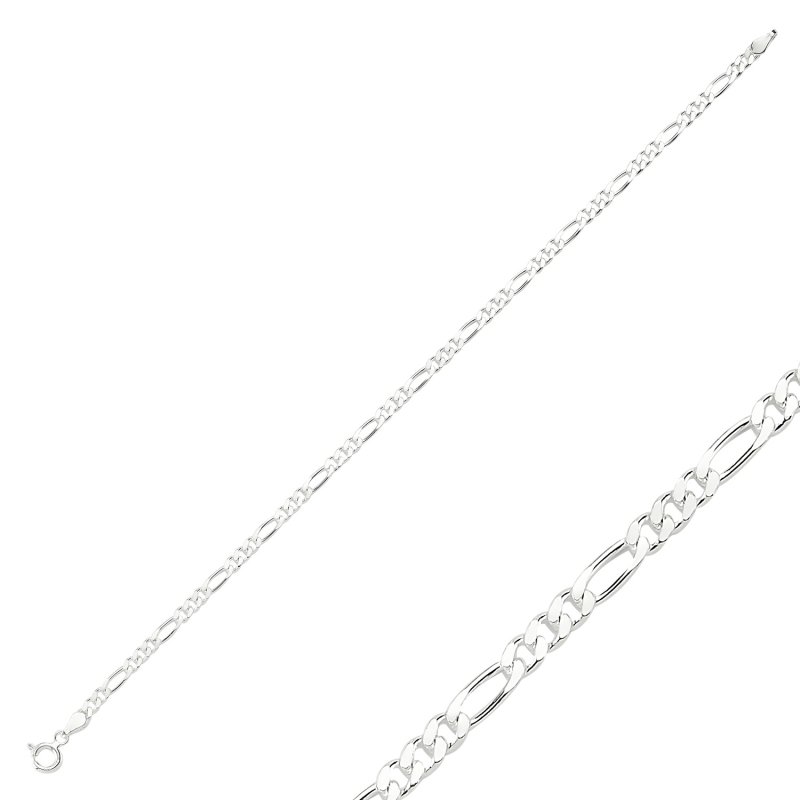 80 Micron Figaro Chain Bracelet - CH82378