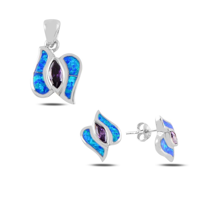 Opal & CZ Set - S100134