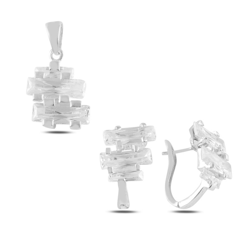 Baguette CZ Set - S100138