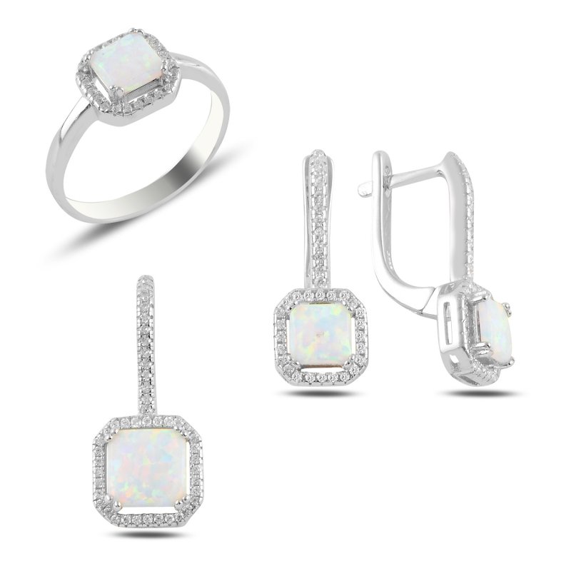 Opal & CZ Set - S100202