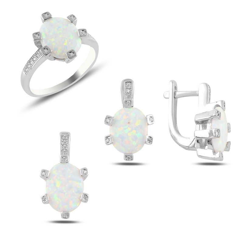Opal & CZ Set - S100203