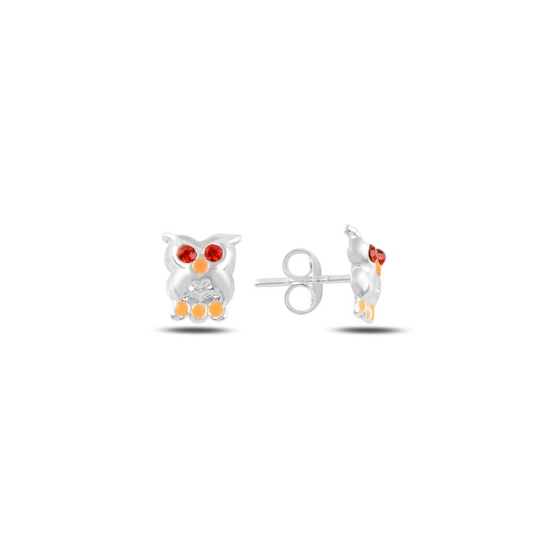 Owl Enamel & CZ Kid