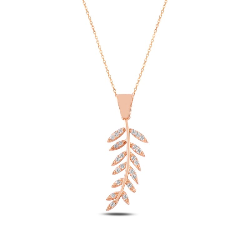 Olive Branch CZ Necklace - N100432