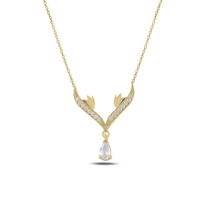 CZ Dangle Necklace - N100433