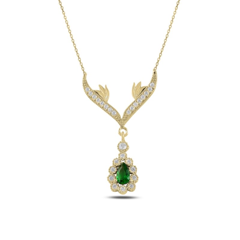 CZ Dangle Necklace - N100434
