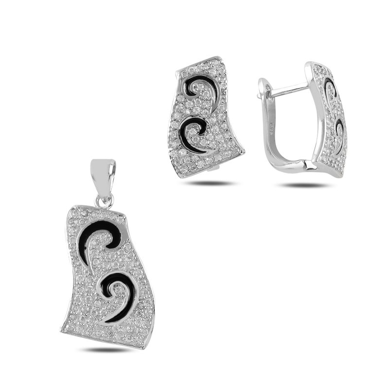 CZ & Enamel Set - S100505