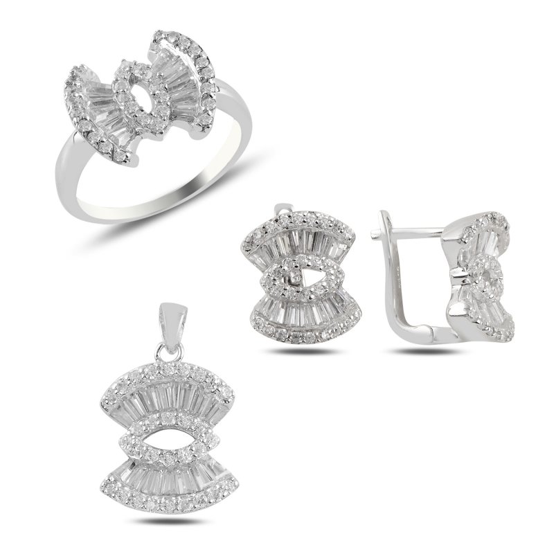 Baguette CZ Set - S100621