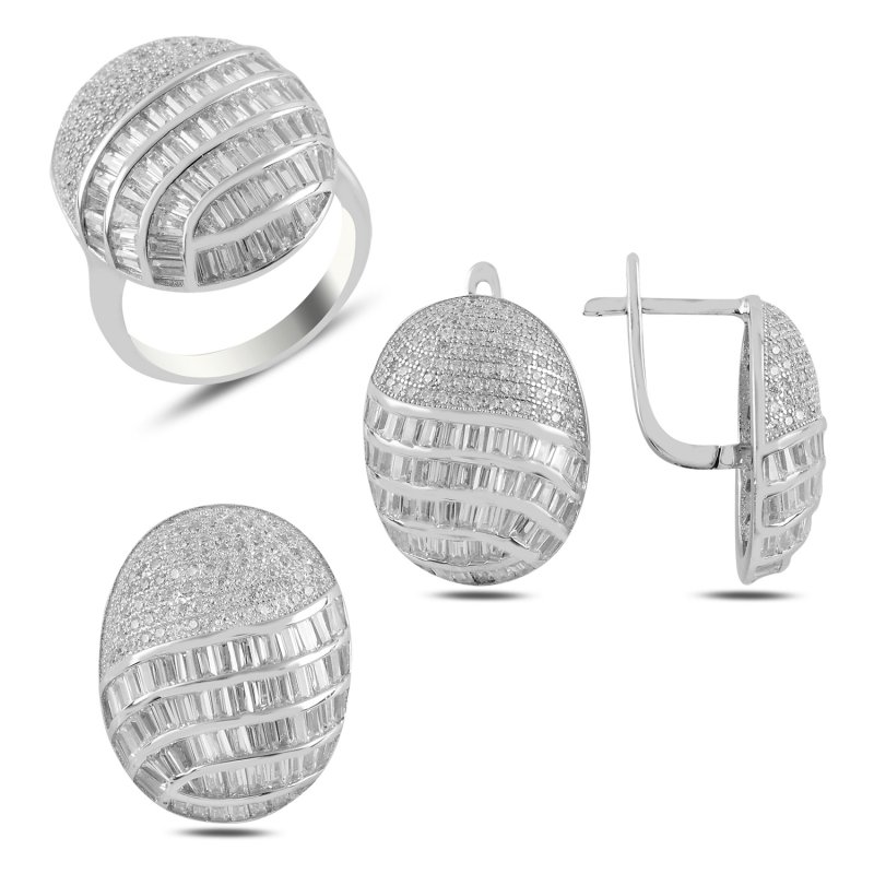 Baguette CZ Set - S100622