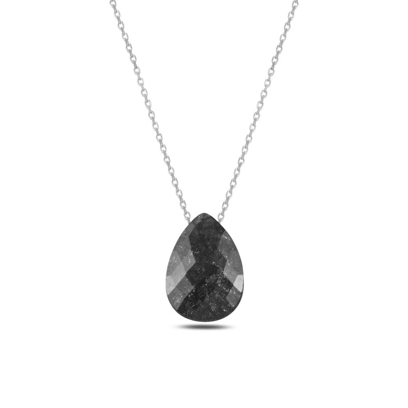 Teardrop CZ Necklace - N100649