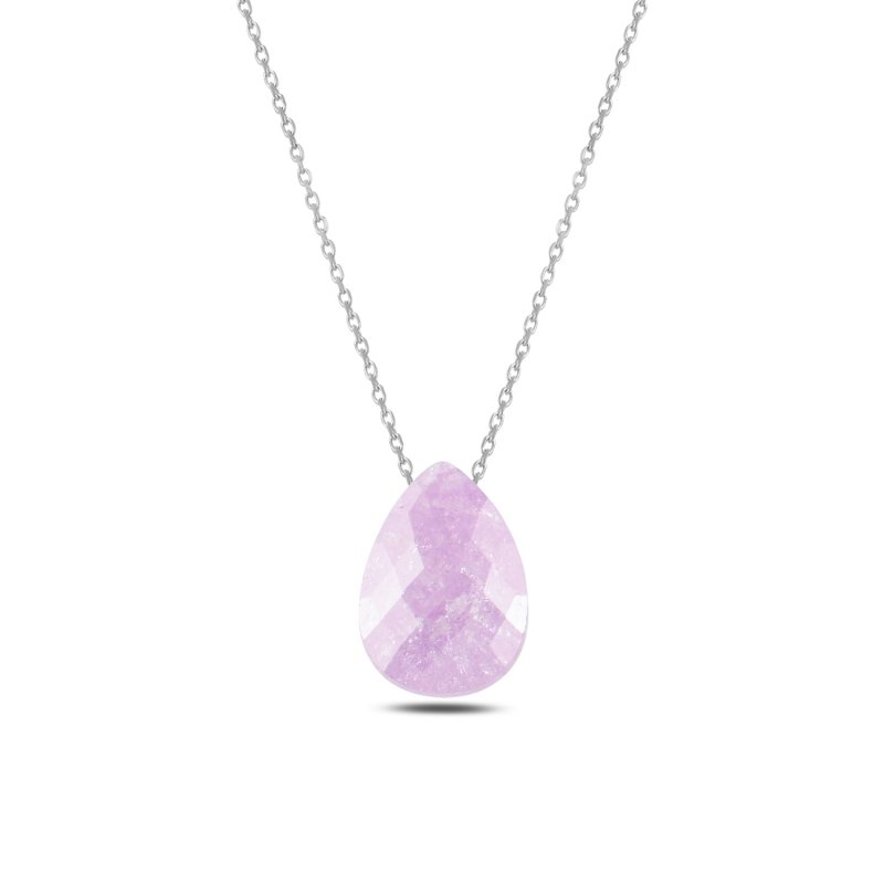 Teardrop CZ Necklace - N100650