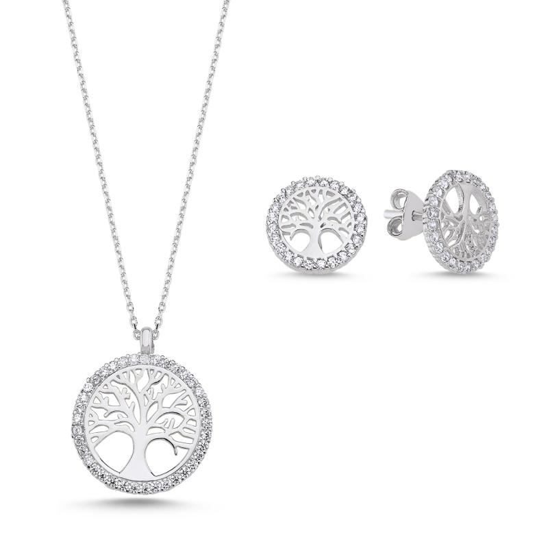 Tree Of Life CZ Set - S100741