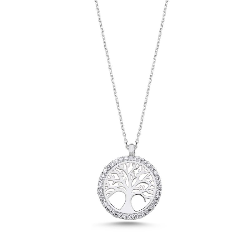 Tree of Life CZ Necklace - N100743
