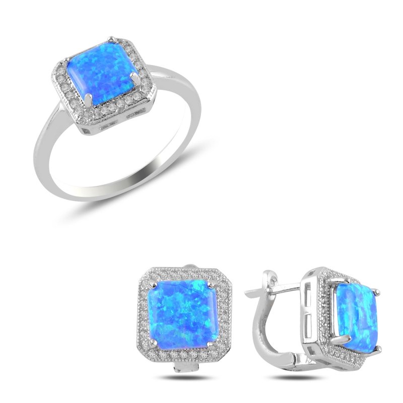 Opal & CZ Set - S100859