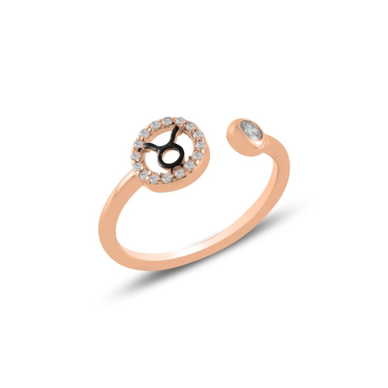 Taurus Zodiac CZ Adjustable Size Ring - R100947