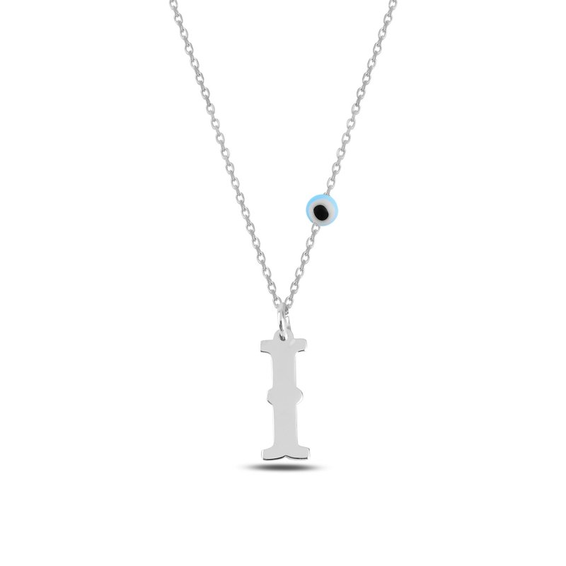 -I- Initial Plate Necklace - N101034