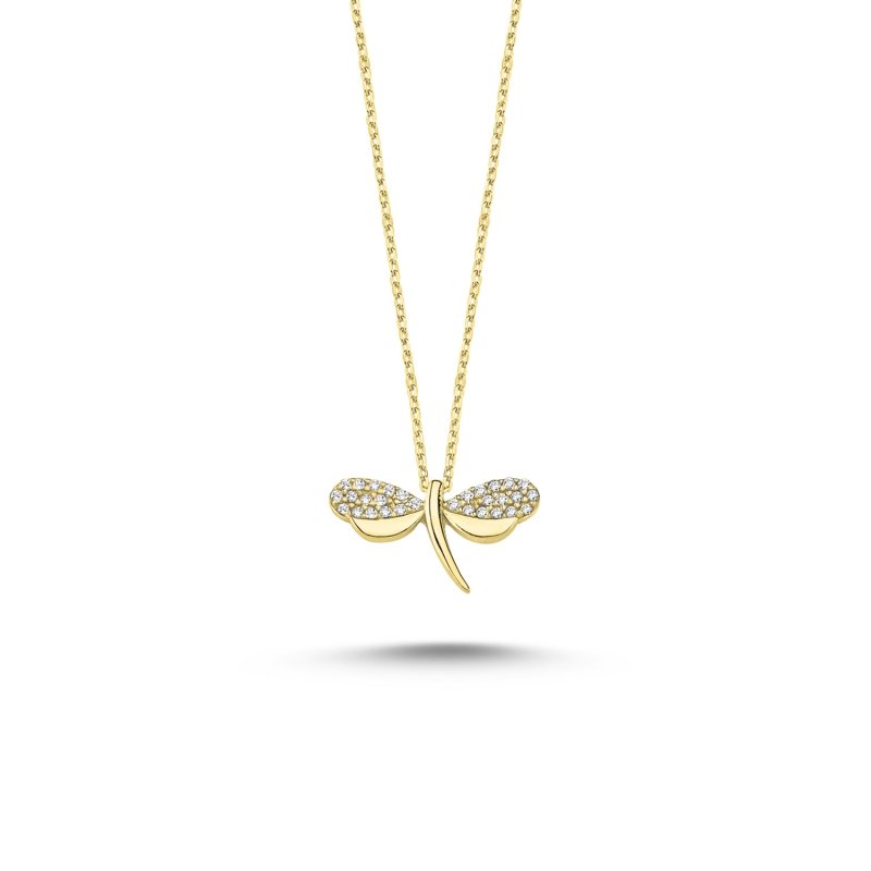 Dragonfly CZ Necklace - N101105