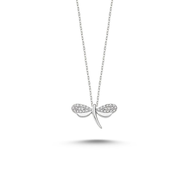 Dragonfly CZ Necklace - N101105
