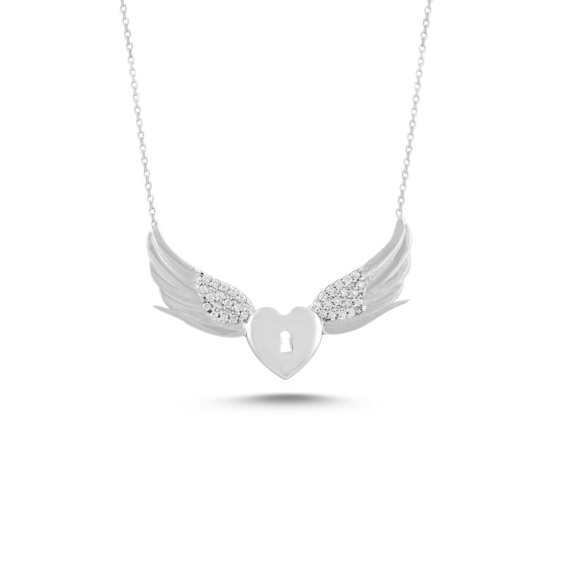Wings & Heart Necklace - N101141