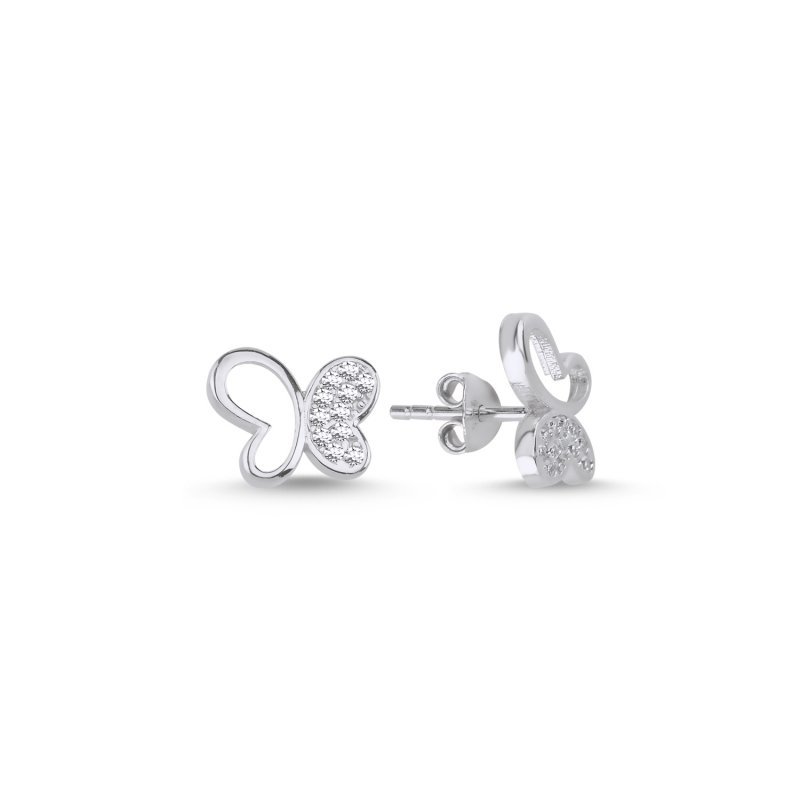 Butterfly CZ Stud Earrings - E101150