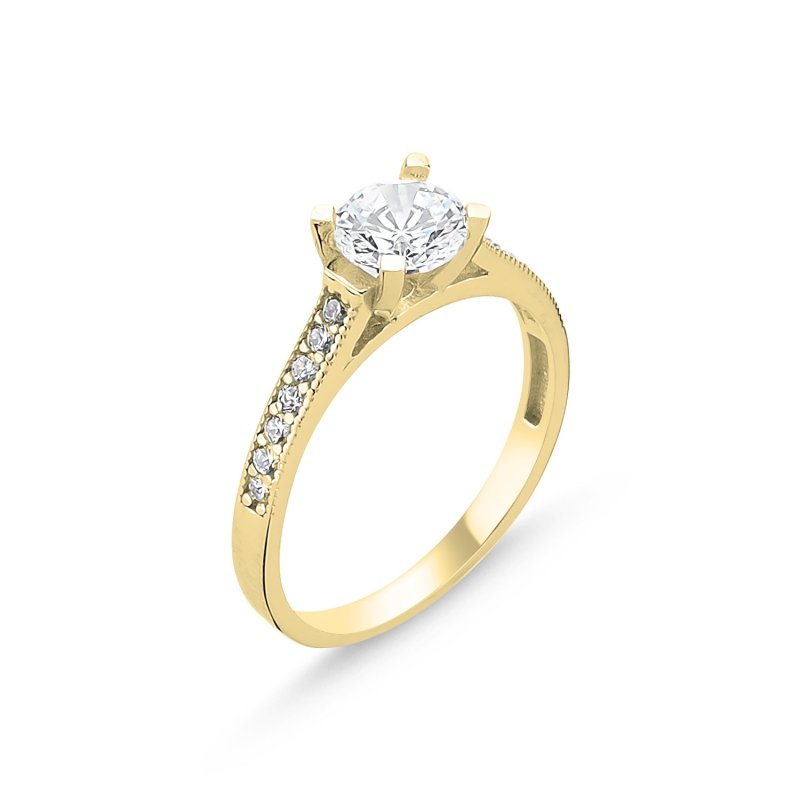 CZ Solitaire Ring - R101178