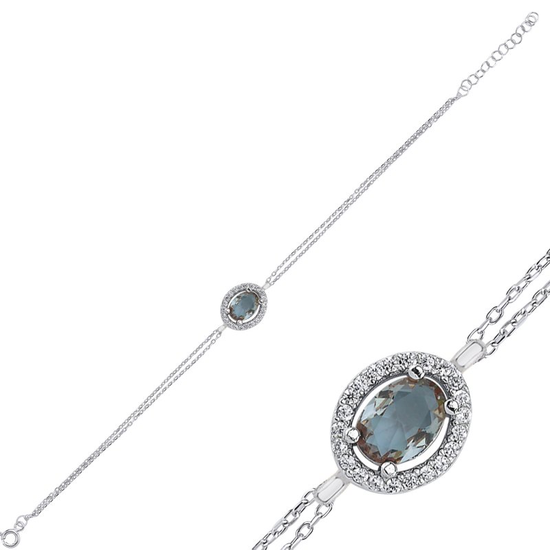 Oval Zultanite CZ Bracelet - B101185