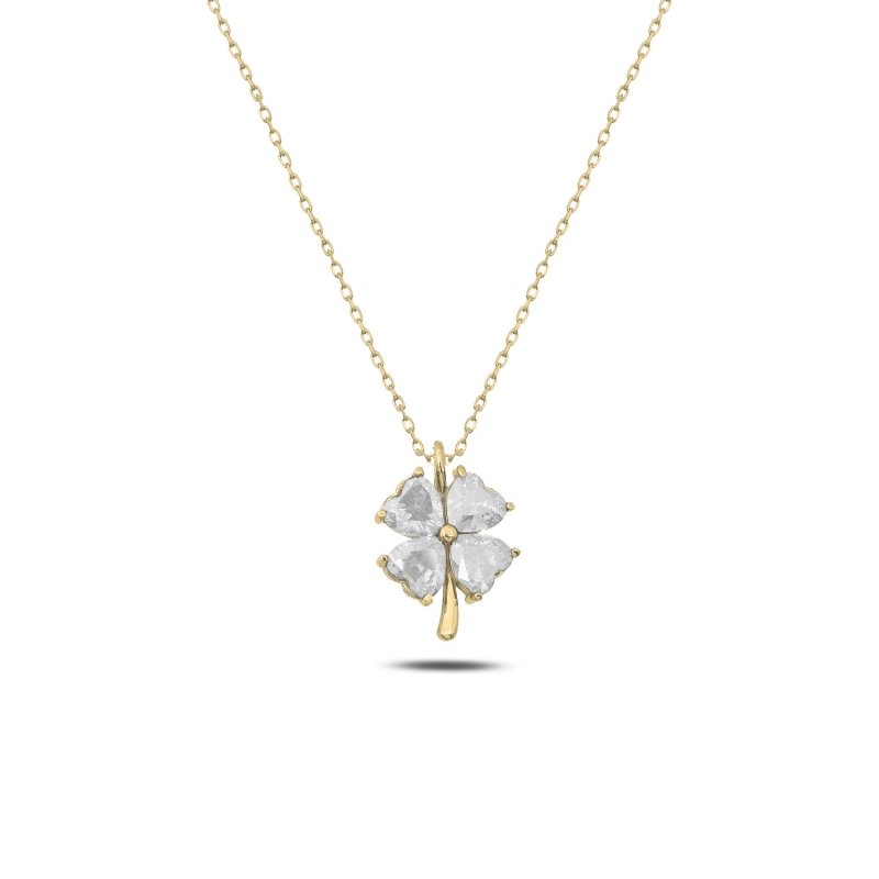 Clover CZ Necklace - N101406