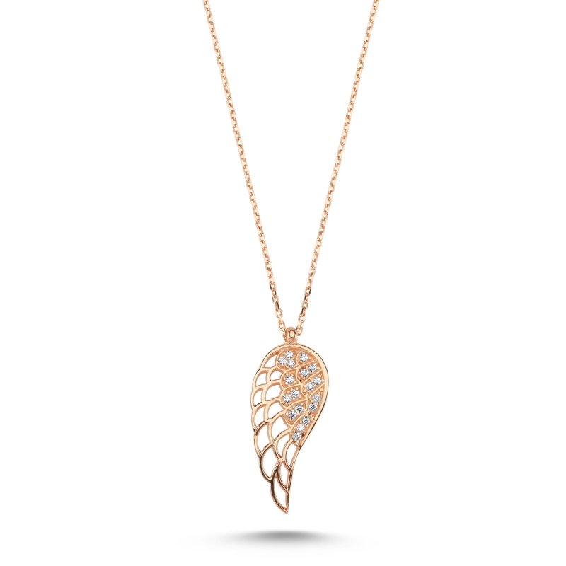 Wing CZ Necklace - N101455