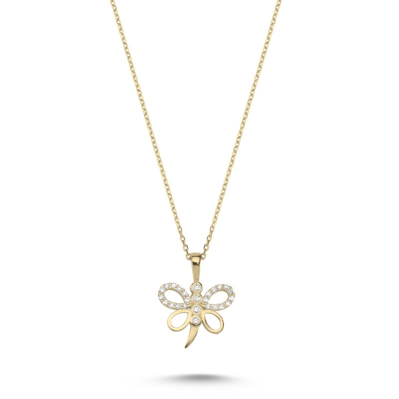 Butterfly CZ Necklace - N101457