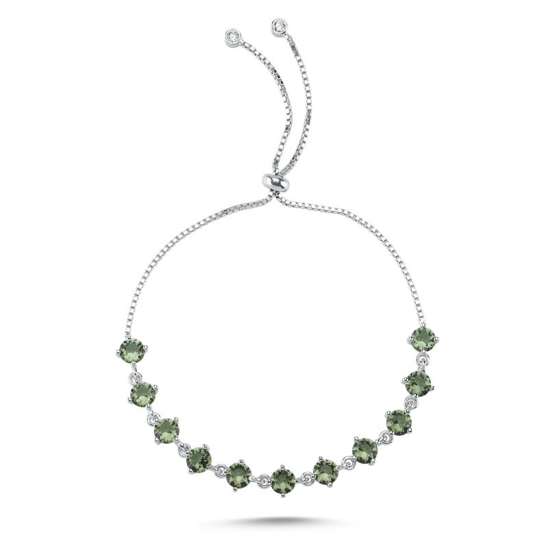 Tennis 5mm Zultanite CZ Adjustable Sliding Bracelet - B101645