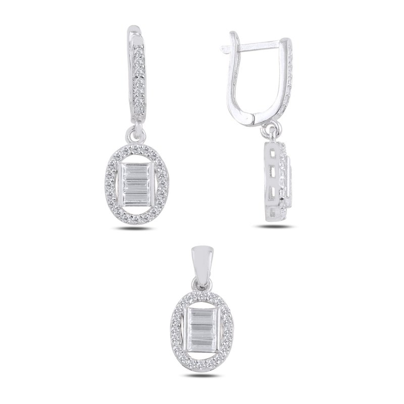 Baguette CZ Set - S101824