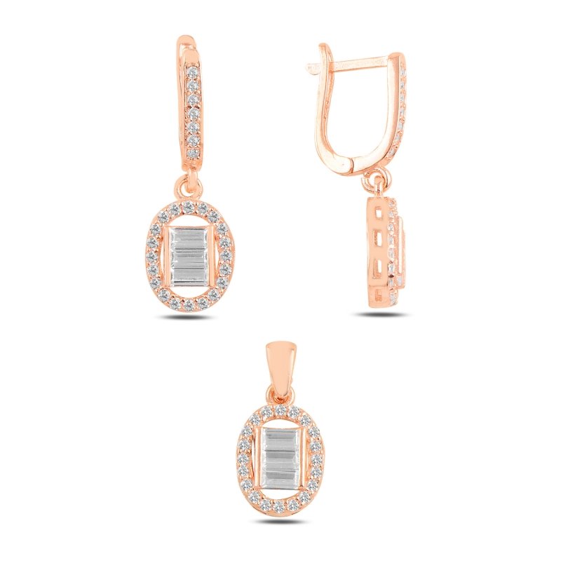 Baguette CZ Set - S101825