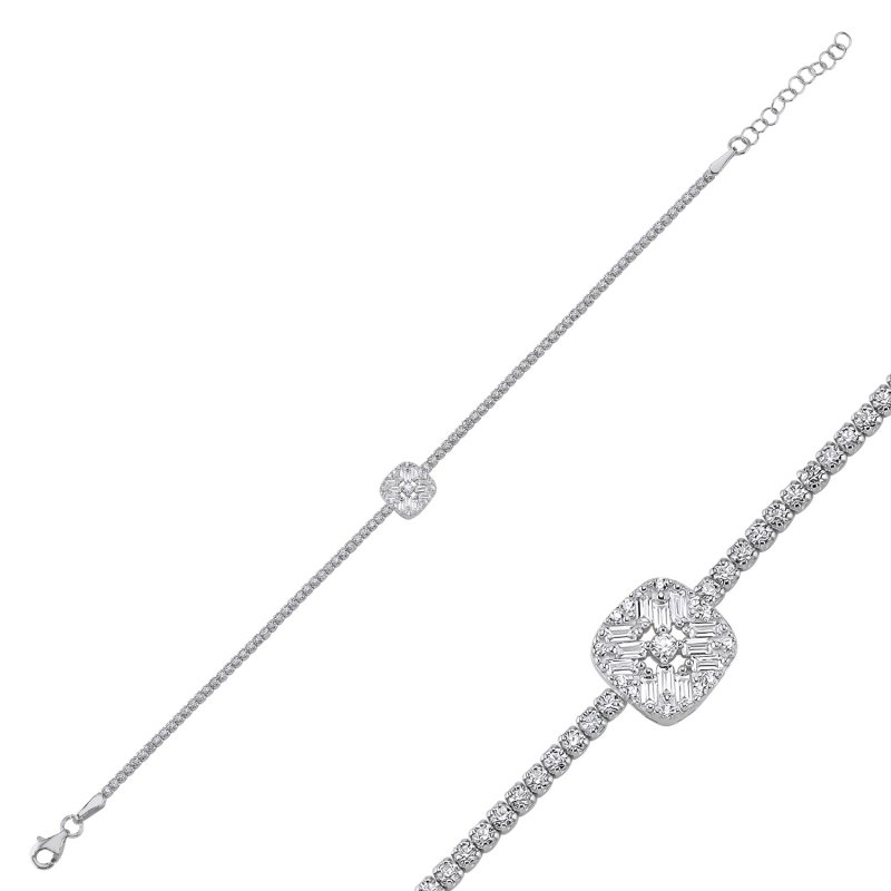 Tennis Baguette CZ Bracelet - B101959