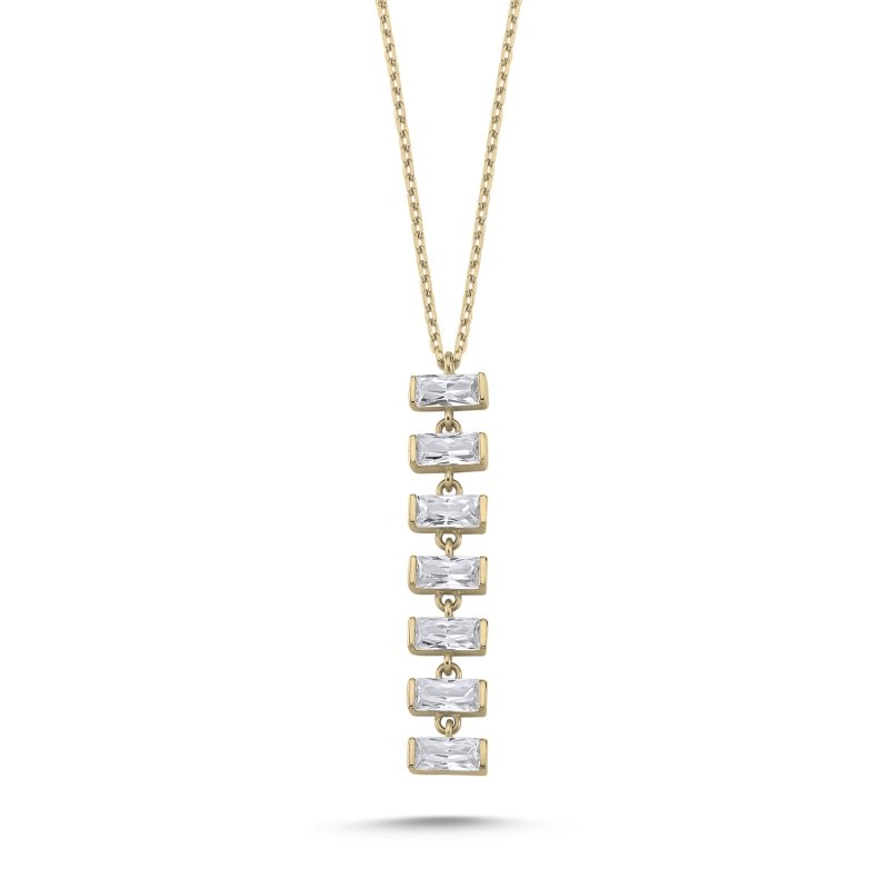 CZ Dangle Necklace - N102224