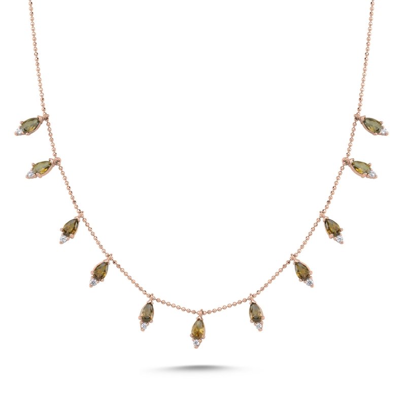 Teardrop Zultanite Dangle Charm Necklace - N102243