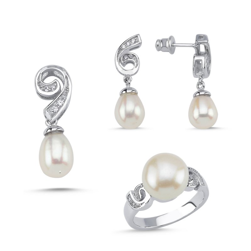 Pearl & Zirconia Set - S102336