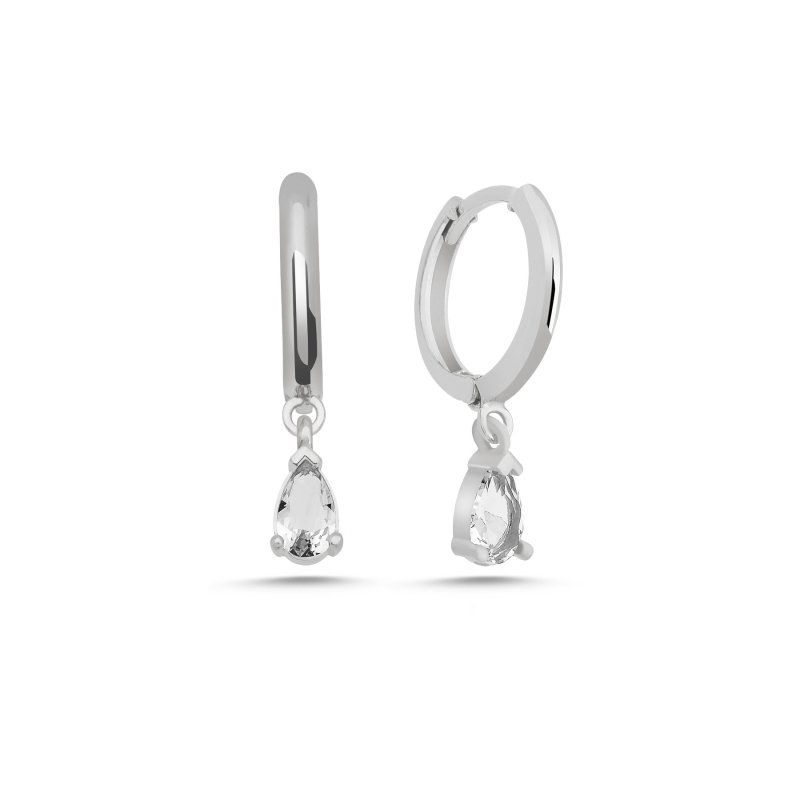 CZ Huggie Hoop Earrings - E102376