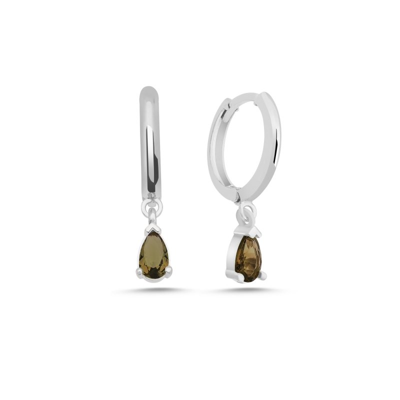 Zultanite CZ Huggie Hoop Earrings - E102384