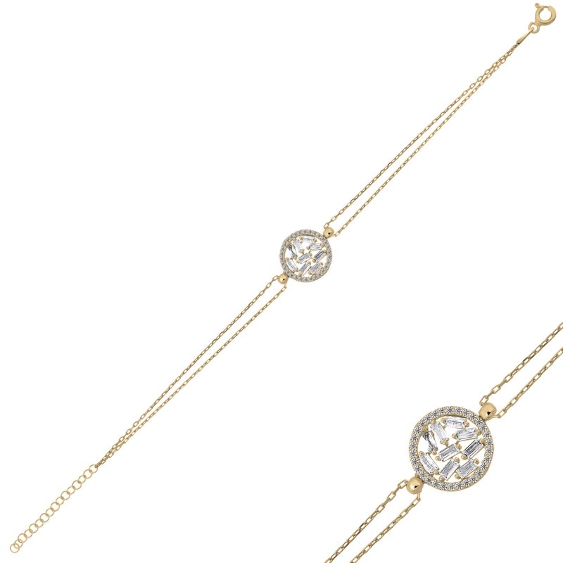 Baguette CZ Bracelet - B102387