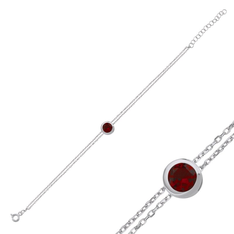 Solitaire CZ Bracelet - B102439