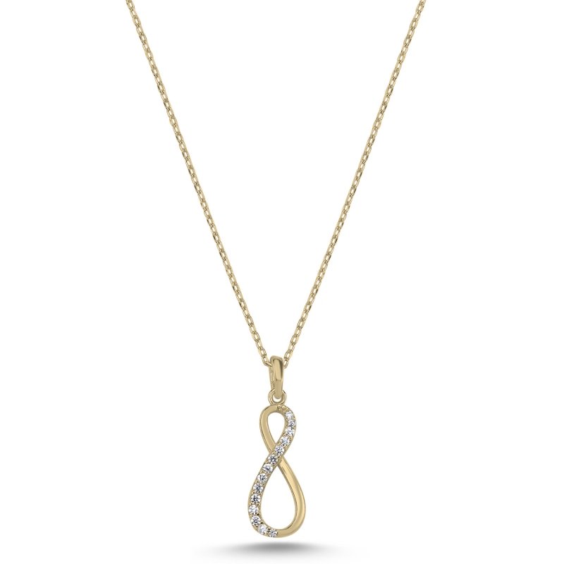 Infinity CZ Necklace - N102459