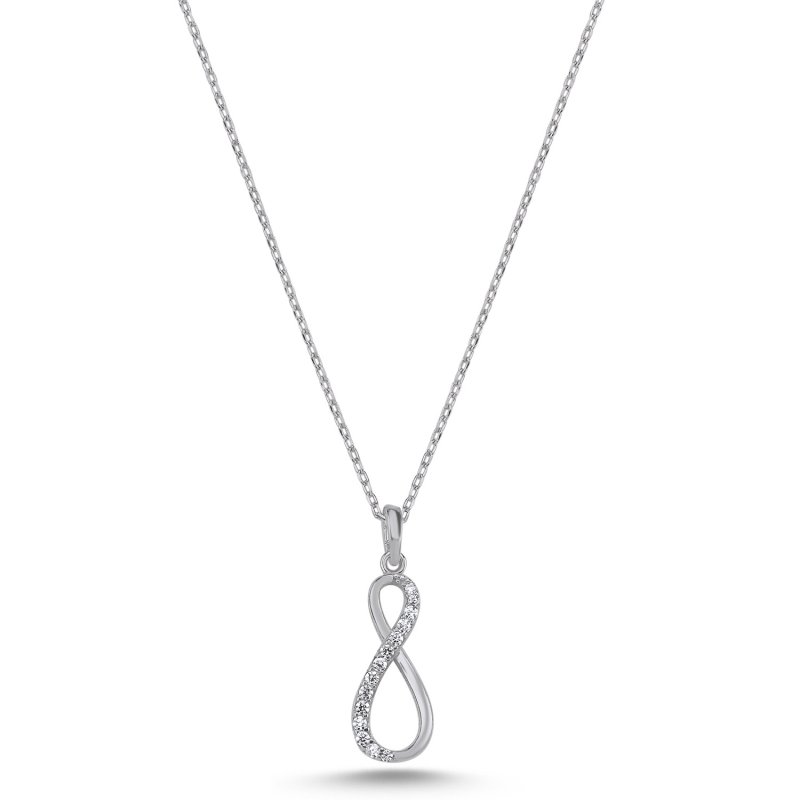 Infinity CZ Necklace - N102459