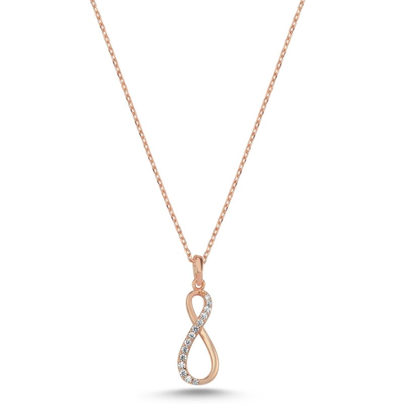 Infinity CZ Necklace - N102459